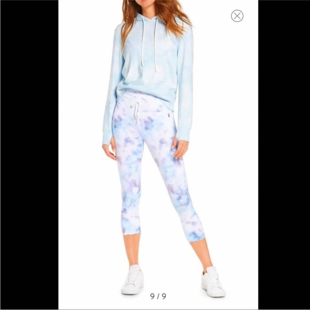 NWOT Good American Tie Dye Cropped Leggings